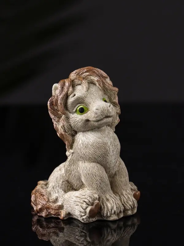 Фигурка гипс &laquo;Жеребёнок&raquo;, 8&times;5&times;6 см, бежевый