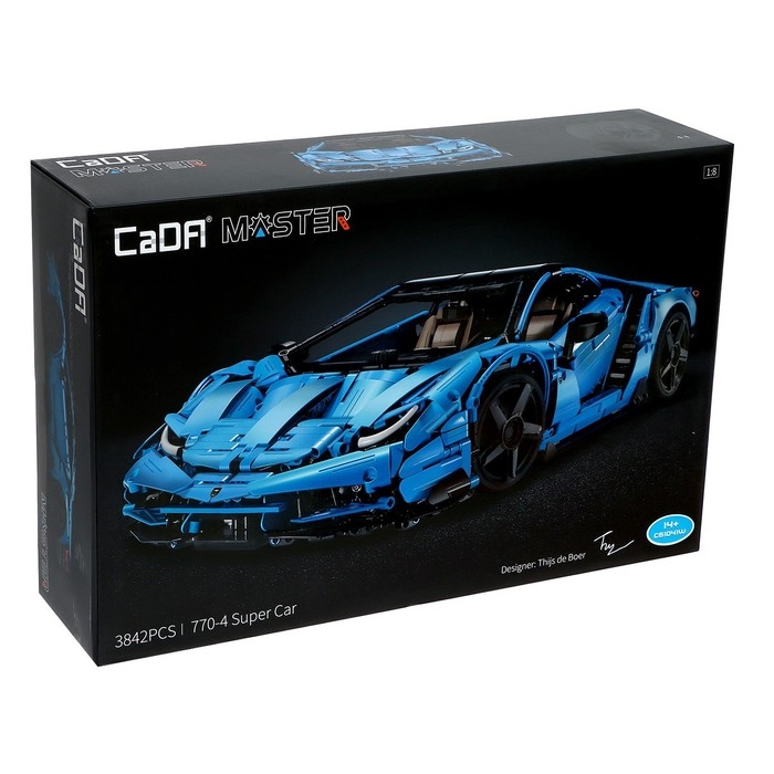Конструктор техно &laquo;Спорткар&raquo;, 3842 детали