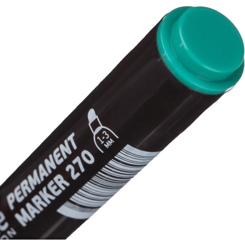 Маркер перманентный Attache Selection 270 зеленый 1-3мм кругл. наконечник