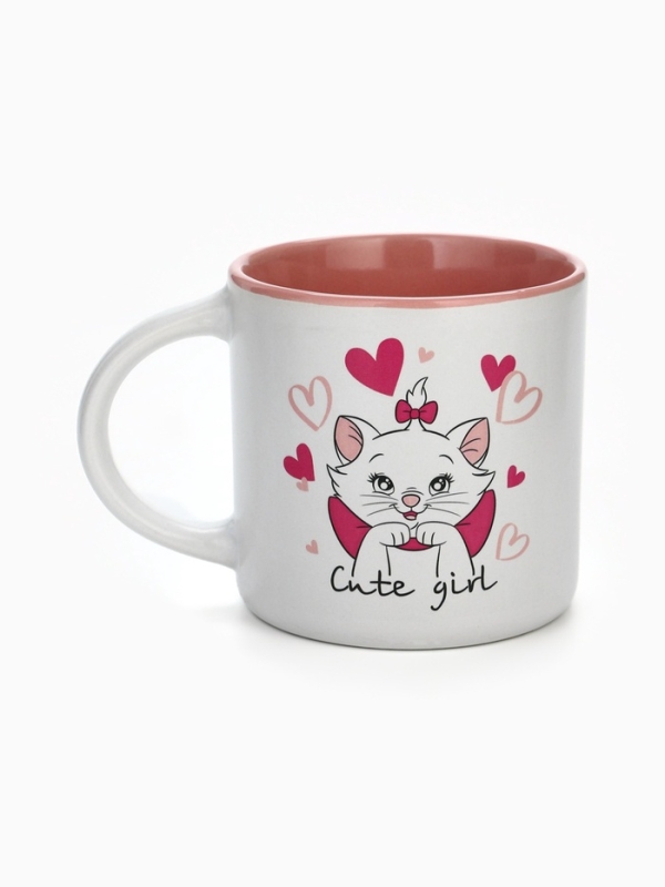 Кружка керамическая "Cute girl", Коты аристократы , 350 мл
