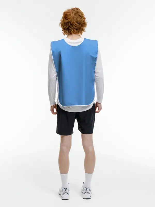 Манишка Member, голубая с белым