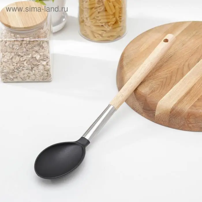 Ложка гарнирная Доляна «Древо», 35 см Ложка гарнирная Доляна «Древо», 35 см