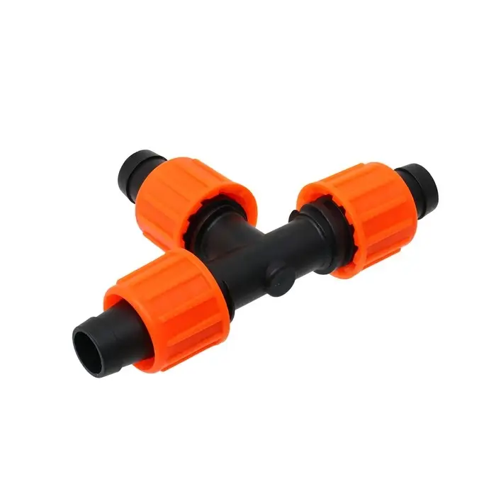 Фитинг тройник для капельной ленты, МИКС Фитинг тройник для капельной ленты, МИКС