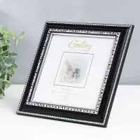 Фоторамка пластик "Gallery" 15х15 чёрный (пластиковый экран)