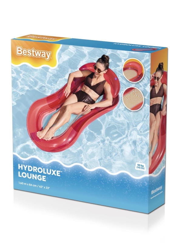 Шезлонг надувной для плавания, 160 х 84 см, цвета МИКС, 43103 Bestway Шезлонг надувной для плавания, 160 х 84 см, цвета МИКС, 43103 Bestway