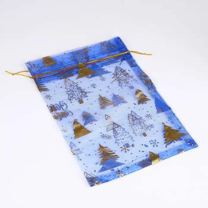 Мешочек подарочный органза «С новым счастьем», 16 х 24 см +/- 1.5 см Мешочек подарочный органза «С новым счастьем», 16 х 24 см +/- 1.5 см