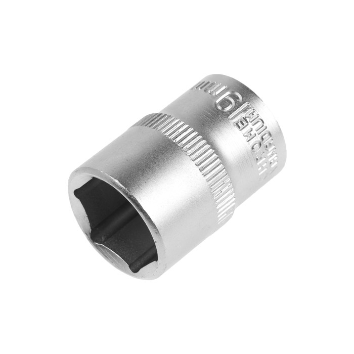 Головка торцевая шестигранная ТУНДРА, под квадрат 1/2 Головка торцевая шестигранная ТУНДРА, под квадрат 1/2", 19 мм, CrV