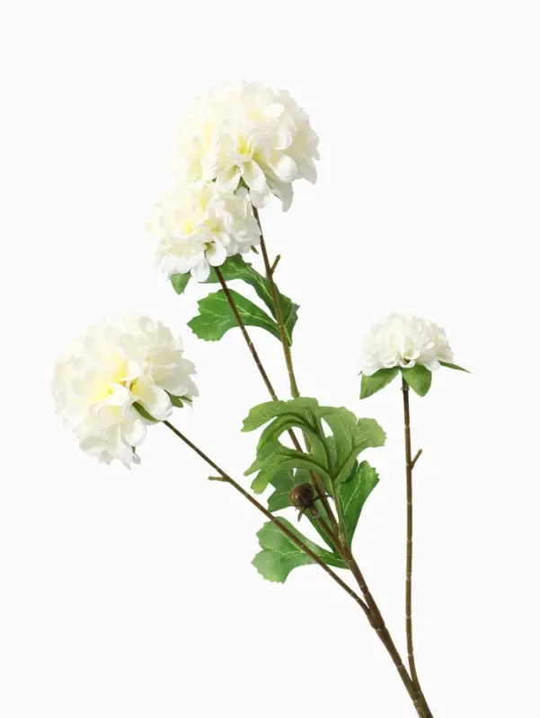 Цветы искусственные &laquo;Гортензия люкс кустовая&raquo;, h=64 см, белые