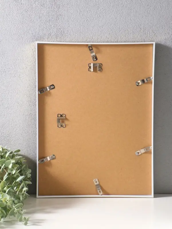 Фоторамка пластик 30х40 см "Современная классика" золото и белый 42,6х32,6х1,5 см