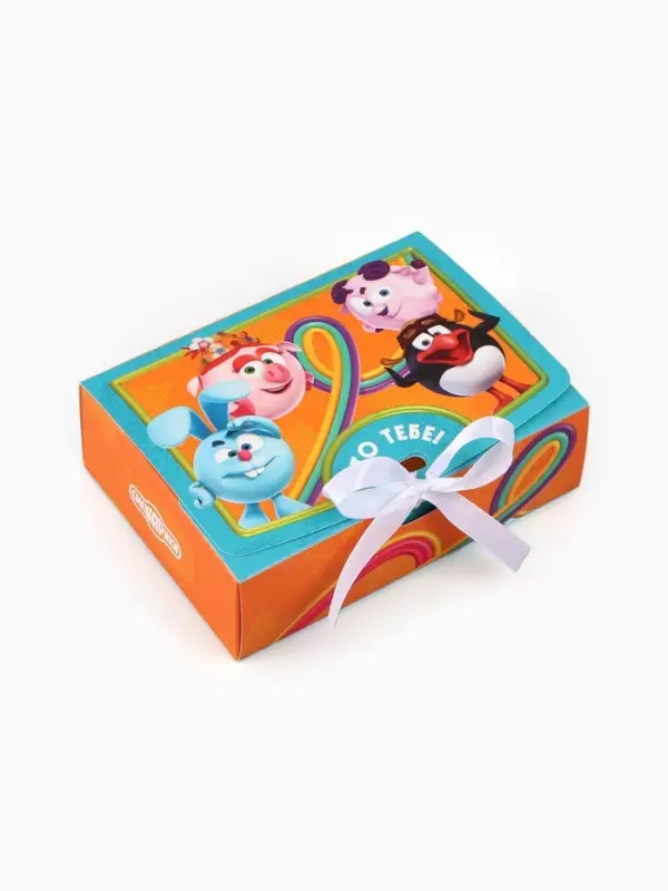 Коробка подарочная &laquo;Смешарики&raquo;, 16,5 х 12 х 5 см