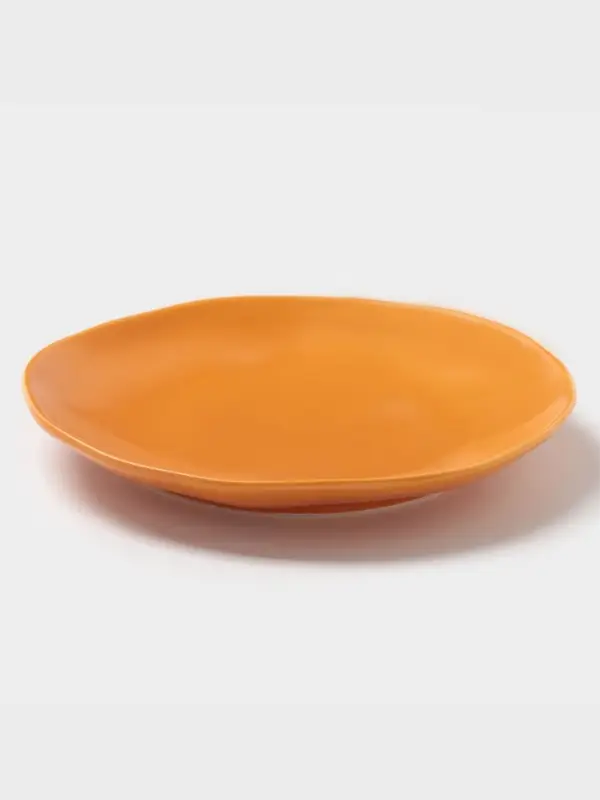 Тарелка Magistro Potter, d=17.7 см, фарфор, оранжевая