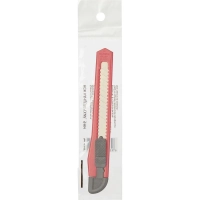 Нож канцелярский &nbsp;9мм&nbsp;Attache с фиксатором, полибег, цв.красный