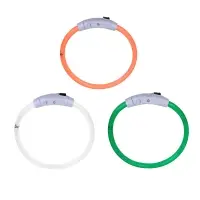 VETTA&nbsp;Ошейник&nbsp;светящийся&nbsp;с&nbsp;USB&nbsp;зарядкой,&nbsp;поливинилхлорид,&nbsp;ABS&nbsp;пластик,&nbsp;52,5 см