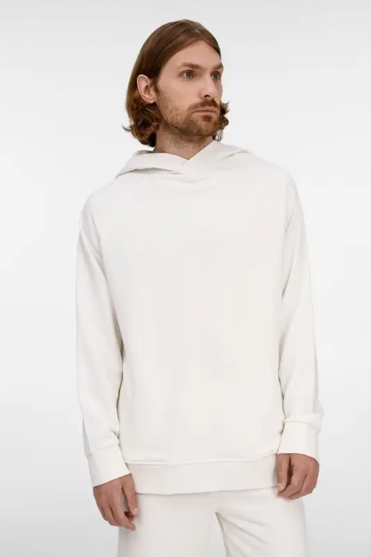 Худи унисекс H5, молочно-белое, размер XS/S