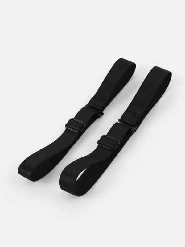 Лямки для бюстгальтера, текстильные, 1.5 см, 36±2 см, пара, чёрные Лямки для бюстгальтера, текстильные, 1.5 см, 36±2 см, пара, чёрные