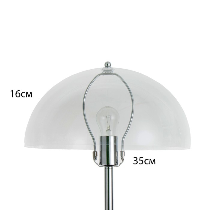 Торшер  Торшер "Байхаус" Е27 15Вт прозрачный 35х35х150см