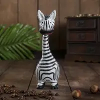 Сувенир «Зебра-толстячок», 18×6×5 см, дерево Сувенир «Зебра-толстячок», 18×6×5 см, дерево