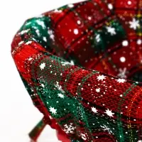 Корзина плетеная 32 х 32 х 14 см, ручка h=14 см красный НГ ткань