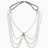 Цепочка на бедро бодичейн "Шахерезада" со стразами, цвет белый в серебре Цепочка на бедро бодичейн "Шахерезада" со стразами, цвет белый в серебре