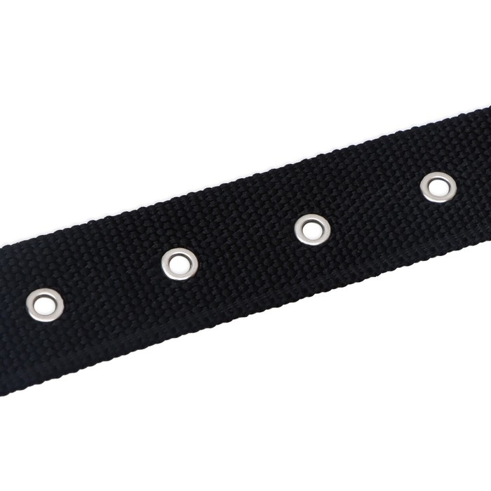 Ошейник клепаный, 48,5 х 3 см, ОШ 31-40 см, полиэстер, чёрный Ошейник клепаный, 48,5 х 3 см, ОШ 31-40 см, полиэстер, чёрный