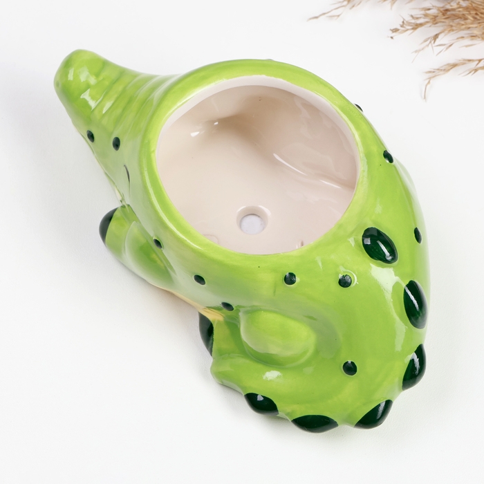 Кашпо  Кашпо "Крокодил Геннадий" 14х9х8см