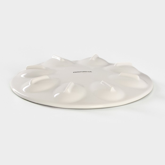 Подставка керамическая для яиц Доляна «Сад роз», d=19,5 см Подставка керамическая для яиц Доляна «Сад роз», d=19,5 см