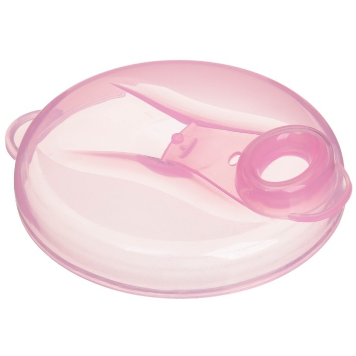 Контейнер для хранения детского питания, 3 секции по 75 мл., 9,5х8,5 см., 225 мл., цвет розовый Контейнер для хранения детского питания, 3 секции по 75 мл., 9,5х8,5 см., 225 мл., цвет розовый