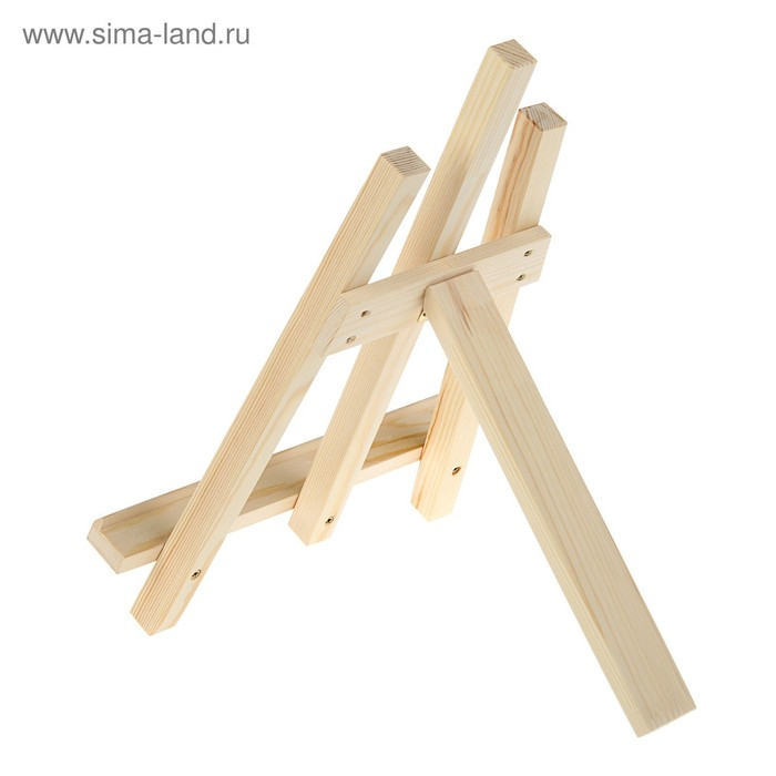 Мольберт настольный демонстрационный «Лира» 375 х 260 х 220 мм, (профиль 20 х 20 мм), неокрашенное дерево, Calligrata Мольберт настольный демонстрационный «Лира» 375 х 260 х 220 мм, (профиль 20 х 20 мм), неокрашенное дерево, Calligrata