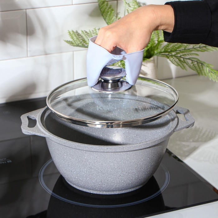 Прихватка для горячего «Ребрис», силикон, 11×8×7 см, цвет МИКС Прихватка для горячего «Ребрис», силикон, 11×8×7 см, цвет МИКС