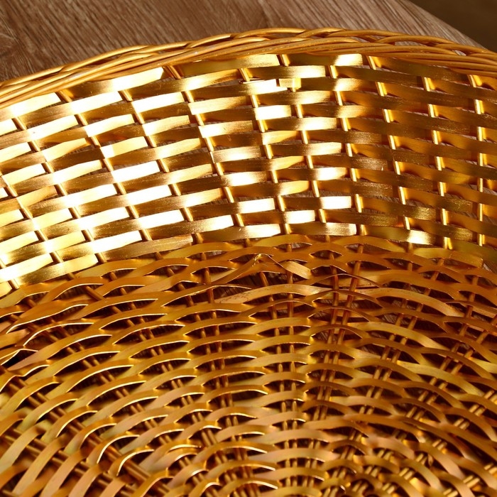 Корзинка для фруктов Корзинка для фруктов "Зиннур" алюминий, 47х46х8 см