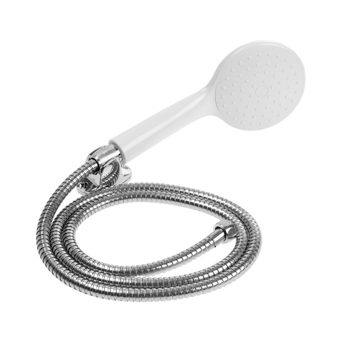 Смеситель для ванны ZEIN Z3415, картридж 35 мм, с душевым набором, цинк, белый/хром Смеситель для ванны ZEIN Z3415, картридж 35 мм, с душевым набором, цинк, белый/хром