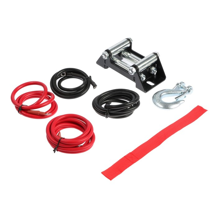 Лебедка электрическая ТУНДРА, 12/24V, 4500 lb (2 т), 2 л.с., до 6 м/мин, 6.5 мм х 10 м Лебедка электрическая ТУНДРА, 12/24V, 4500 lb (2 т), 2 л.с., до 6 м/мин, 6.5 мм х 10 м