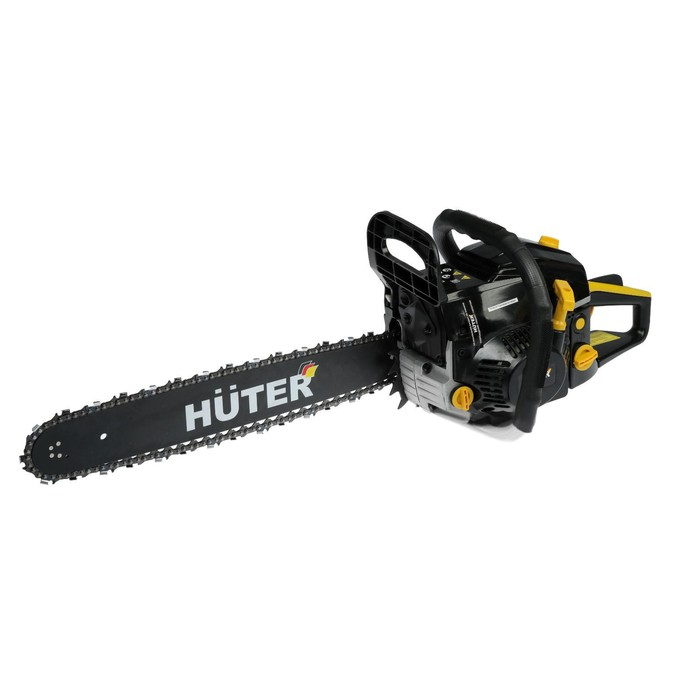 Бензопила Huter BS-52, 2Т, 2.8 кВт, 3.8 л.с., 20 Бензопила Huter BS-52, 2Т, 2.8 кВт, 3.8 л.с., 20", шаг 0.325", паз 1.5 мм, 76 зв.