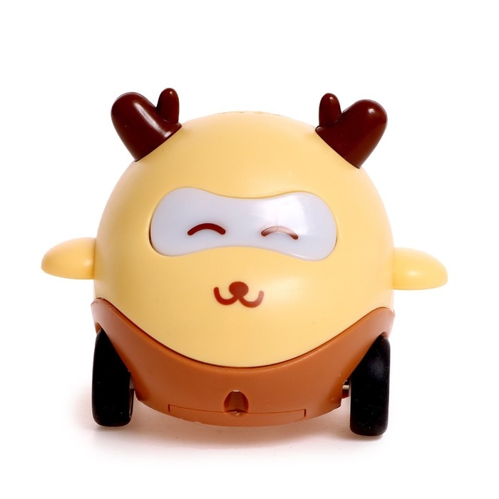 Музыкальная игрушка «Весёлые машинки», звук, свет, цвет жёлтый Музыкальная игрушка «Весёлые машинки», звук, свет, цвет жёлтый