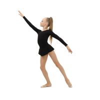 Купальник для гимнастики и танцев Grace Dance, р. 34, цвет чёрный
