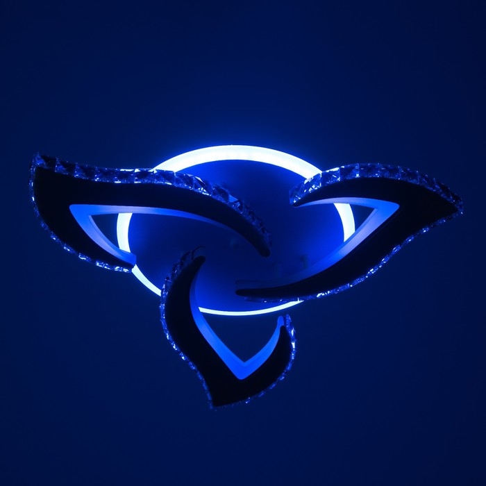 Люстра с ПДУ Люстра с ПДУ "Блейд" 3хLED 78Вт 3000-6000К RGB белый 57х57х10см