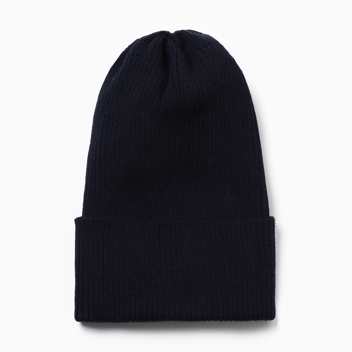 Шапка детская, цвет темно синий, размер 52-56 Шапка детская, цвет темно синий, размер 52-56