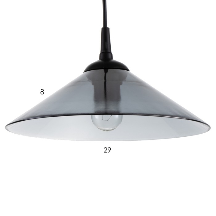 Светильник BayerLux Алана 1хЕ27 тонированный 30х30х9см Светильник BayerLux Алана 1хЕ27 тонированный 30х30х9см