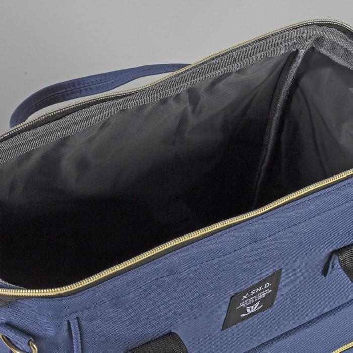 Сумка-рюкзак 2 в 1 на колёсах 18 Сумка-рюкзак 2 в 1 на колёсах 18", отдел на молнии, наружный карман, цвет синий