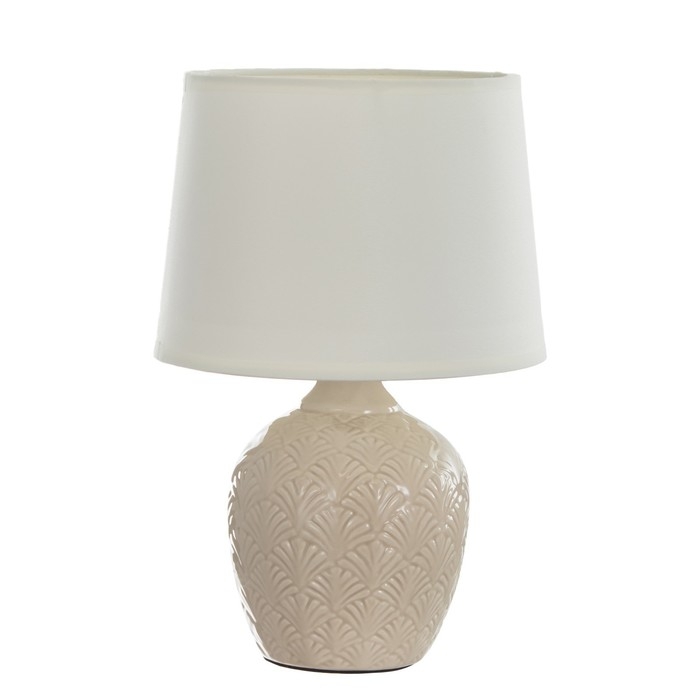 Настольная лампа "Аврил" E27 40Вт бежевый 20х20х30 см