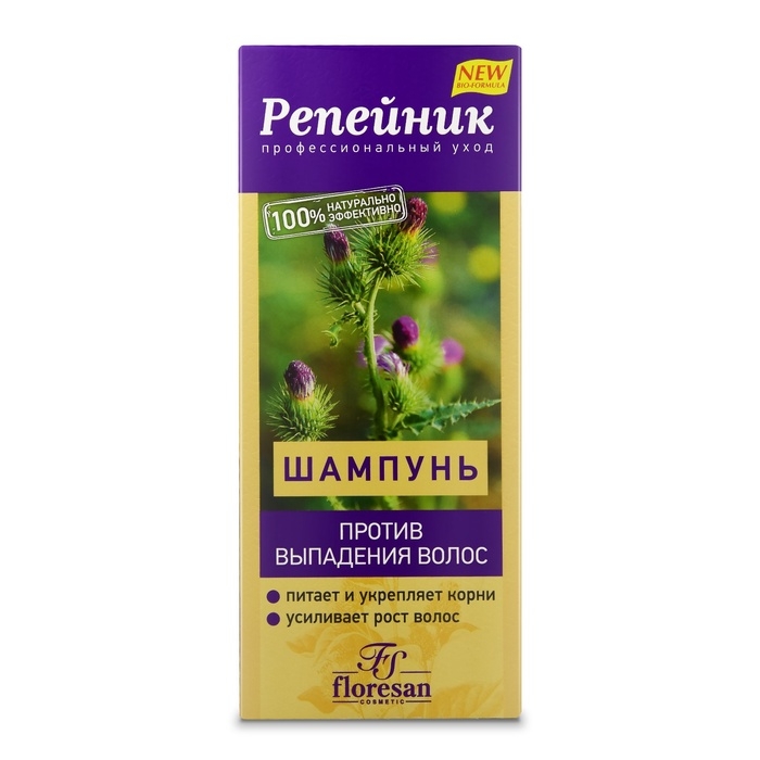 Шампунь против выпадения волос Floresan репейник, 250 мл Шампунь против выпадения волос Floresan репейник, 250 мл