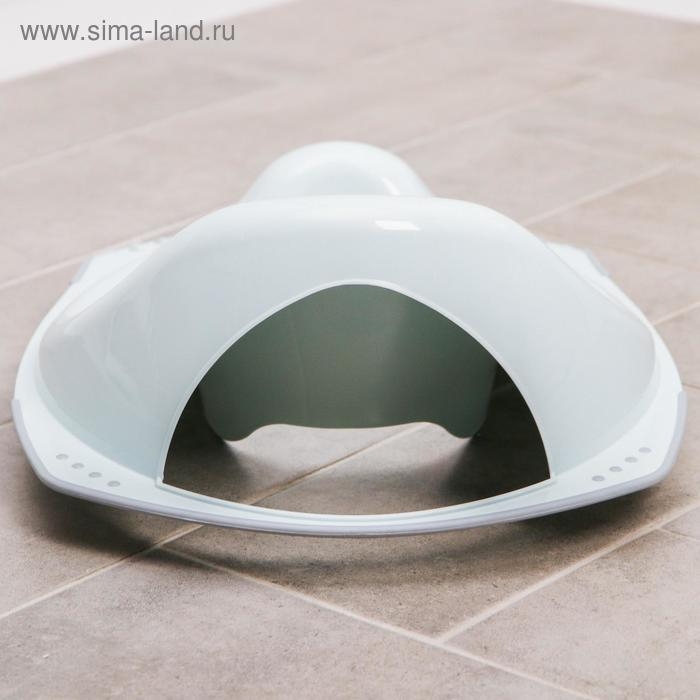 Детская накладка - сиденье на унитаз «Слоник» антискользящая, цвет голубой Детская накладка - сиденье на унитаз «Слоник» антискользящая, цвет голубой