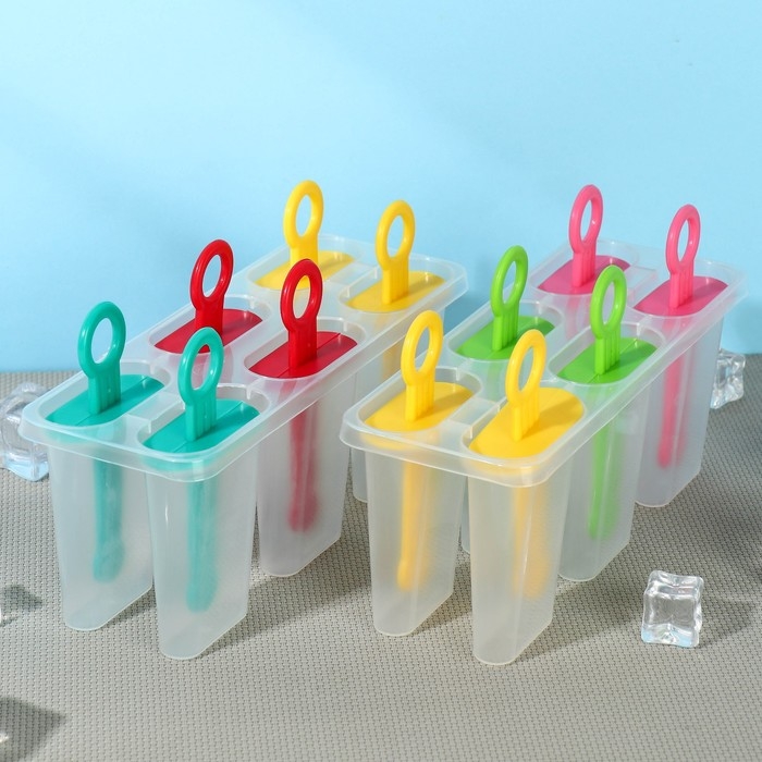 Форма для мороженого Доляна «Симпл», 6 ячеек Форма для мороженого Доляна «Симпл», 6 ячеек