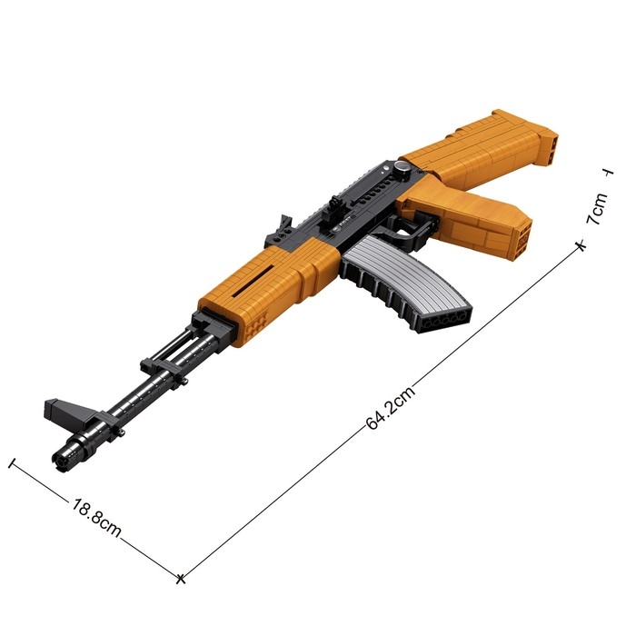 Конструктор Оружие «АК-47», 617 деталей Конструктор Оружие «АК-47», 617 деталей