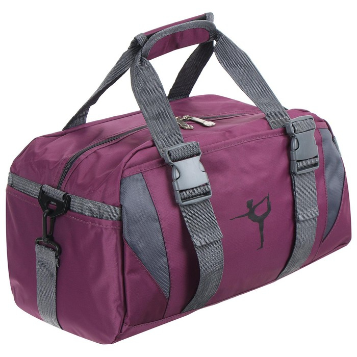 Сумка для йоги и гимнастики Sangh, 37х20х20 см, цвет фиолетовый Сумка для йоги и гимнастики Sangh, 37х20х20 см, цвет фиолетовый