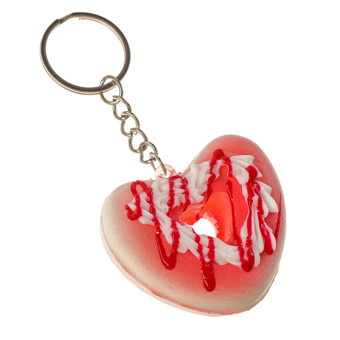 Мялка-сквиш «Сердечко», на брелоке, цвета МИКС Мялка-сквиш «Сердечко», на брелоке, цвета МИКС