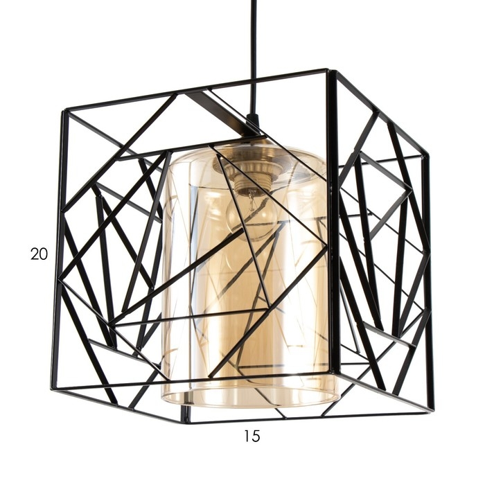 Светильник BayerLux 2627/1 E27 40Вт черный 25x25-125 см Светильник BayerLux 2627/1 E27 40Вт черный 25x25-125 см