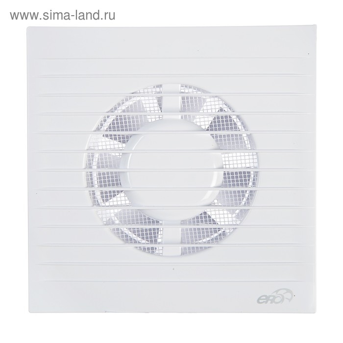 Вентилятор вытяжной ERA E 100 S, 165х165 мм, d=100 мм, 220 В