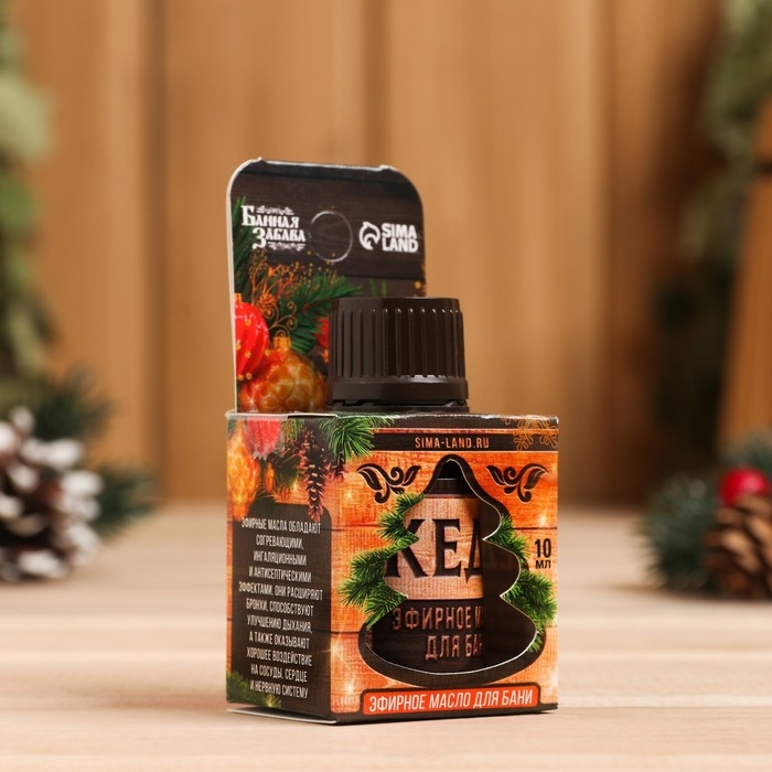 Эфирное масло для бани и сауны Эфирное масло для бани и сауны "С легким паром" аромат кедр, 10 мл