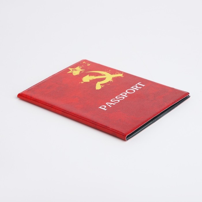 Обложка для паспорта, цвет красный Обложка для паспорта, цвет красный